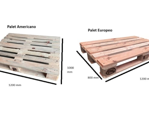 diferencia palet europeo y palet americano